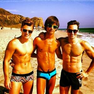 Blake Mciver Ewing - After a few Google searches, I discovered he loves taking shirtless selfies  and posing in very skimpy swimwear and underwear.