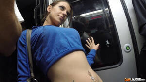 brunette group sex subway - Slut from the subway train gangbanged by a group of guys | Any Porn