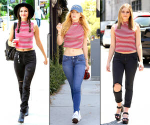 Bella Thorne Victoria Justice Porn - Victoria Justice, Bella Thorne Rock Same $8 Crop Top: Shop It Here!