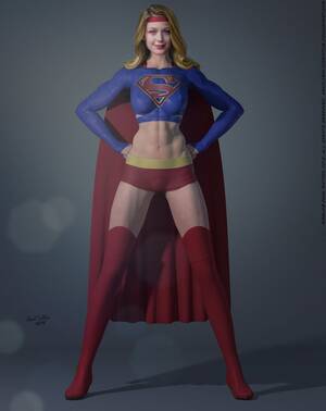 Melissa Benoist Porn - Melissa Benoist's Stunning Alt. Suit in Supergirl TV Series