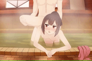 lesbian hentai bath - In The Bath Gif #47184 | Hentai Gifs