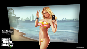 nude beach chicks - New loading screen girl (18+) - GTA5-Mods.com