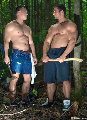 Naked Lumberjack Men Porn - Gagging on The Lumberjack