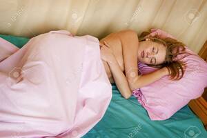 free sleeping porn galleries - Sleeping Young Woman Nude Girl In Bed Stock Photo, Picture and Royalty Free  Image. Image 17458404.