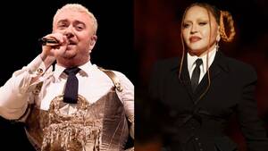 Madonna Teasing - Madonna & Sam Smith Are Teasing a New Collaboration