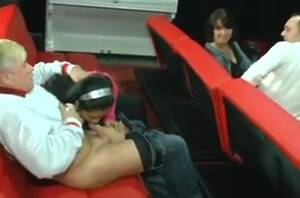 adult swingers couples - 2 Swinger Couples at Adult Cinema - ZB Porn