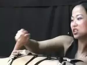 asian handjob torture - Asian woman torturing him post orgasm handjob | xHamster