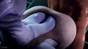 big tits mass - AWF Liara boobs - Mass Effect by tyviania watch online or download