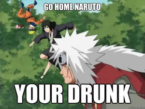 Naruto Porn Caption Mean - Go home naruto Your drunk - Naruto - quickmeme