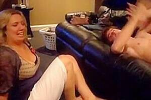 fat blonde nerd - Fat blonde usa girl dryhumps a nerd and puts her big boobs in his face, free