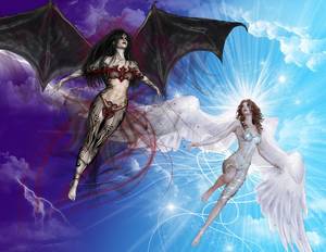 Nightcrawler X Angel Porn - DEMON AND ANGEL