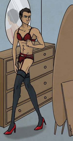 exposed tgirl cartoons - the femme inside me!