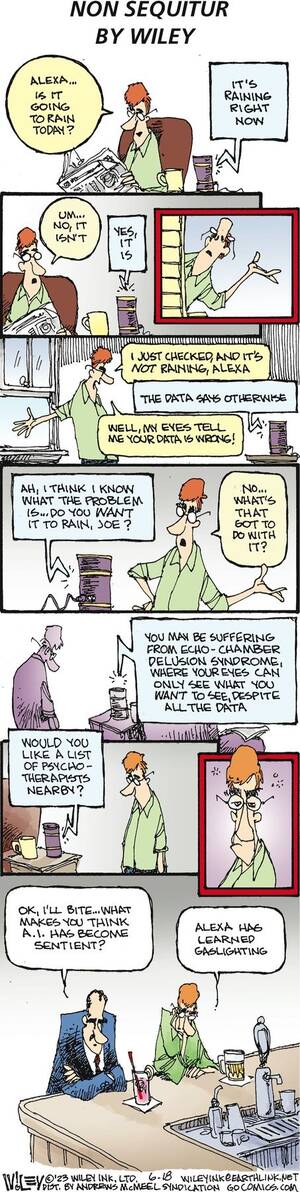 Non Sequitur Comic Strip Porn - Non Sequitur by Wiley Miller for June 18, 2023 | GoComics.com