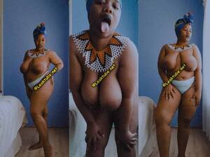 African Big Boobs Porn - PHOTOS: 20 Nude Pics Of Big Breast South African Babe | LEAKTUBE