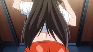 Anime Brunette Ben Porn - Anime Girl With Big Boobs Gets Fucked In College Toilet | Uncensored Hentai  watch online