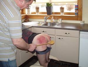naughty wife spanked with spoon - Spanking His Wife With A Wooden Spoon - Spanking Blog