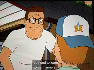 King Of Hill Cartoon Porn Caption - did we ever see hank more pissed off than he was at caleb? : r/KingOfTheHill