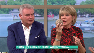 Katie Holmes Wet Pussy - Eamonn Holmes struggles to keep a straight face as mum-of-three with the  'world's strongest vagina' lifts a can of beans live on This Morning | The  Sun