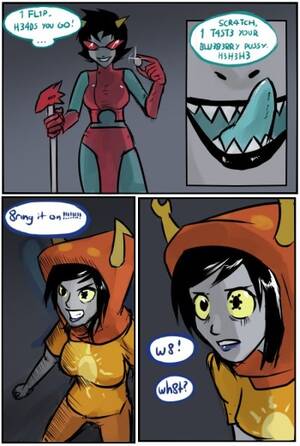Homestuck Vriska Porn - Terezi/Vriska Comic by Lemon Font - Comic Porn XXX