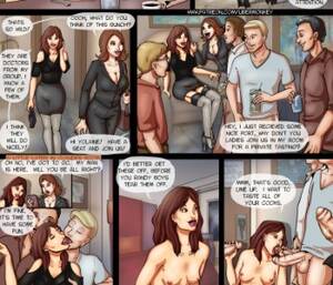 cartoon sex gang bang - Yolaine Gangbang | Erofus - Sex and Porn Comics