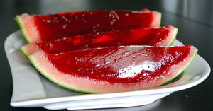 Drunk Jello - Watermelon Jello Shots - SavoryReviews