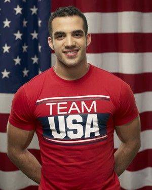 Gaby Gutierrez Porn - Danell Leyva of the United States celebrated his high bar performance at  the conclusion of the