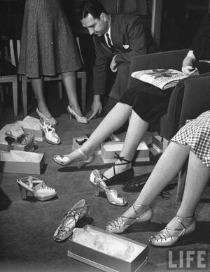 1940s Feet Porn - Advice for big feet | 50footsister