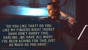 Loki Avengers Porn - Loki's Dirty Whispers - Submission: â€œDo you like that? Do you like my