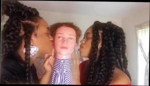 black twins kissing - BLACK TWINS KISS AND LICK - Tubator