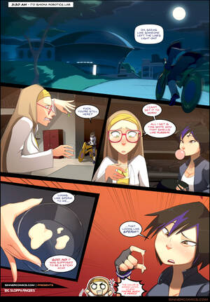 Big Hero 69 Porn Comic - Big sloppy fingers â€“ Honey Lemon learns with the help of Gogo and Baymax  that life is much more than just work