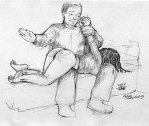 my cowgirl spanking art - Party spanking by veterinarian