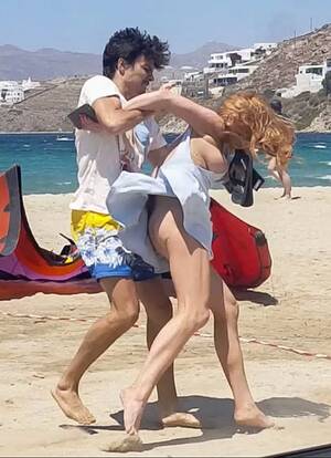 lohan topless beach sex - Shocking video shows Lindsay Lohan's beach fight with 'fiancÃ©' Egor  Tarabasov sparking concerns for star - Mirror Online