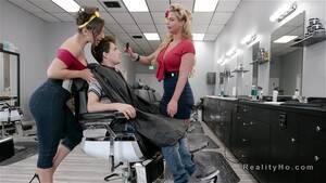 Fucking The Hairdresser - Evil hairdressers fucks young dick in salon (10:32) - ALOT Porn