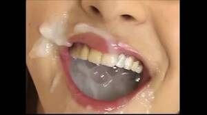 Cum Filled Mouth - Japanese teenager cutie gets her mouth filled with cum - ZB Porn