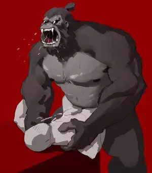 Anthro Gorilla Porn - Raging gorilla by [Goblino_Shooxo] me nudes by Sho_X0