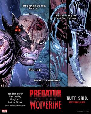 Batman Alien Vs Predator Porn - Not the Fall Of X Wolverine series I would've expected [solicit: Wolverine  vs. Predator] : r/xmen