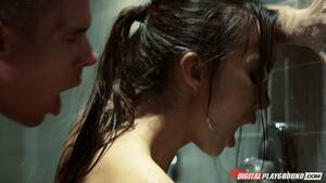 katsumi handjob in the shower - Asian beauty Katsuni double teamed in the gym showers | Any Porn