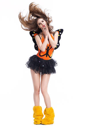 Fairy Costume Porn - Adult Women Halloween Sexy Butterfly Pokemon Costume Porn Games Dress Short  Romper Outfit Fairy Cosplay Club Clothing For Girls-in Sexy Costumes from  ...