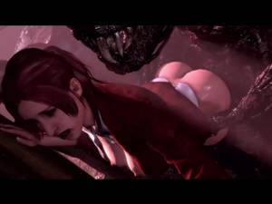 Claire Redfield Lesbian - vk.com/watchgirls Rule34 Resident Evil Claire Redfield sfm 3D porn monster