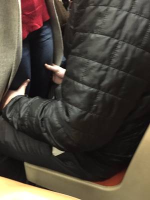 groping subway - This couple groping each other on the subway needs to chill because if I  wanted porn on my commute I'd just watch it like every other  day.pic.twitter.com/ ...