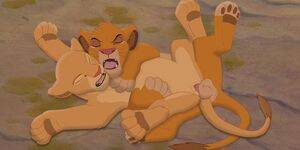 Adult Nala Porn - Simba Makes Deep Penetration to Nala And Cum Inside Her Pussy by Rubber -  Tnaflix.com