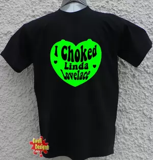 70s Funny Porn - I CHOKED LINDA LOVELACE funny 70s porn rude T shirt | eBay