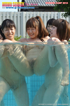 naked summer camp - Naughty Asian school girls enjoys their time naked in the pool - XXXonXXX -  Pic 5