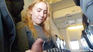 interracial bj on plane - Airplane ! Horny Pilot's Wife Shows Big Tits In Public - RedTube
