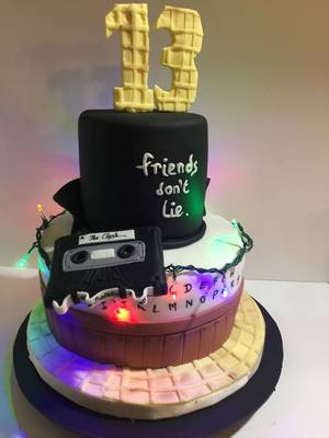 3d Cake Porn - Stranger Things Cake Design