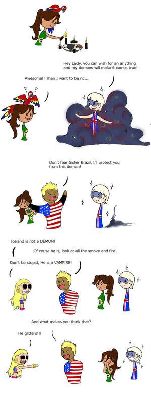 Nordic Comics - Vampire by Choko-s | A bit of fanart for Humon's excellent Scandinavia and  the