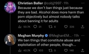 Banned Abused Porn - Why not make porn illegal? : r/WhitePeopleTwitter