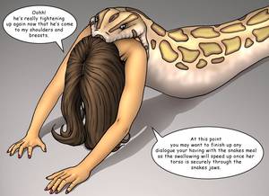cartoon snake naked - carnivore_cafe comic educational female feral human nude pd_(artist) snake  topless vore what what_has_science_done