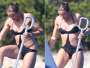 Cameron Diaz Real Porn - Toned Cameron Diaz flaunts killer abs in monokini as she holidays with  boyfriend Benji Madden - Mirror Online