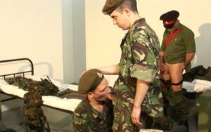 Gay Porn Military Uniform - Young recruits, inspected, broken and fucked gay porn video on Darkcruising